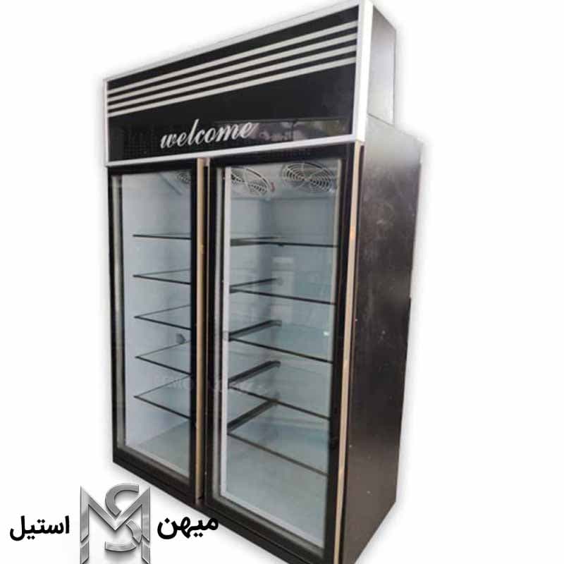 یخچال ایستاده دو درب 1.5 متری رنگی و استیل پشت بسته مدل YEED_1.5
