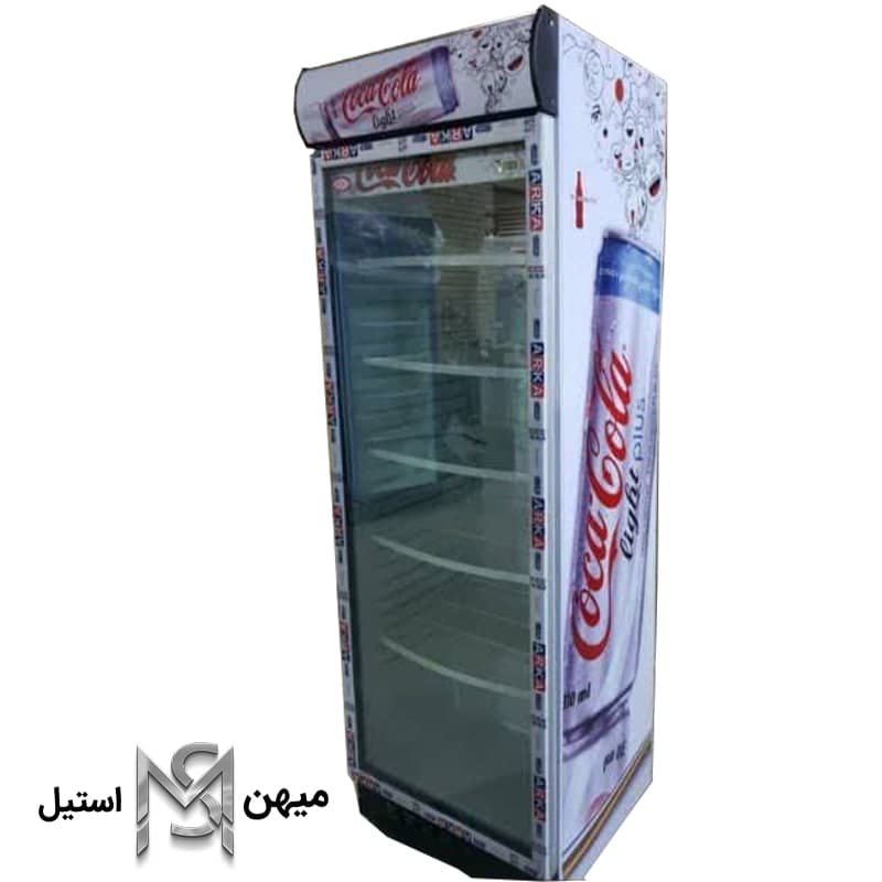 یخچال نوشیدنی ایستاده طرح کوکاکولا عرض 60 سانت گارانتی 12 ماهه مدل KKKN_60