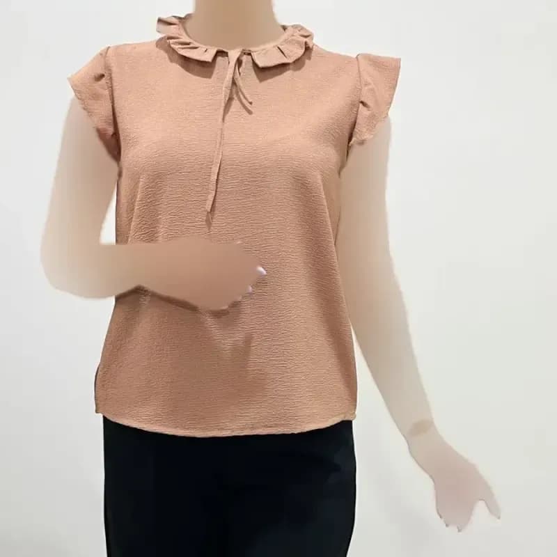 تاپ نخی مجلسی زنانه کد 1399 سایز 1 و 2 — تصویر ۲