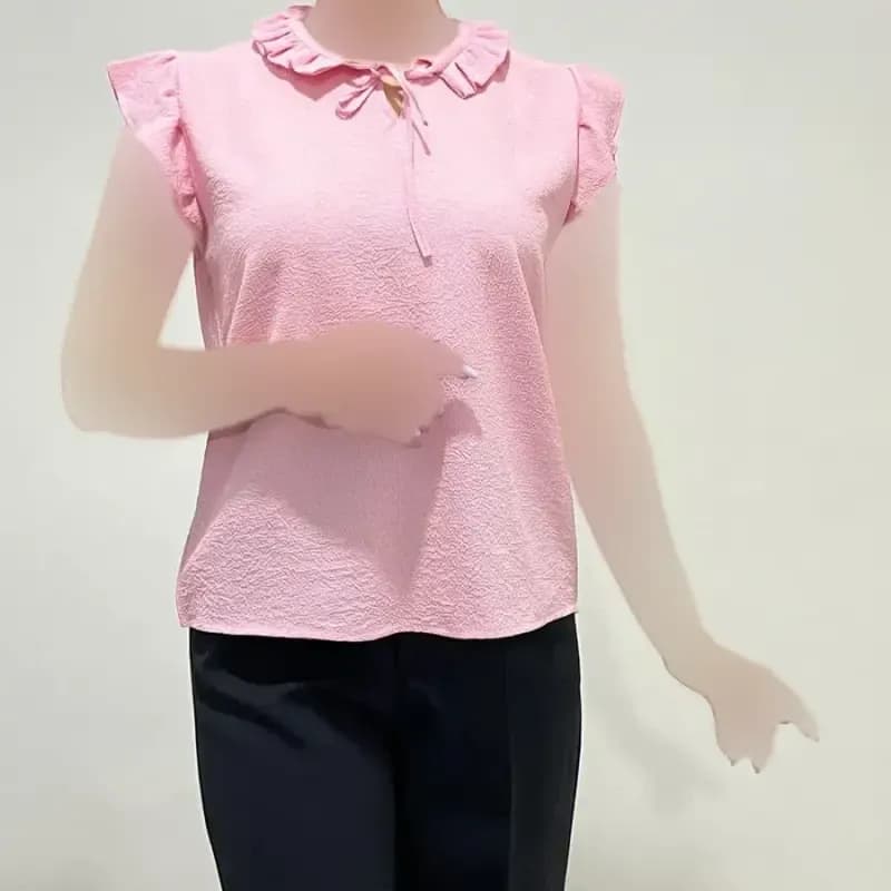 تاپ نخی مجلسی زنانه کد 1399 سایز 1 و 2 — تصویر ۴