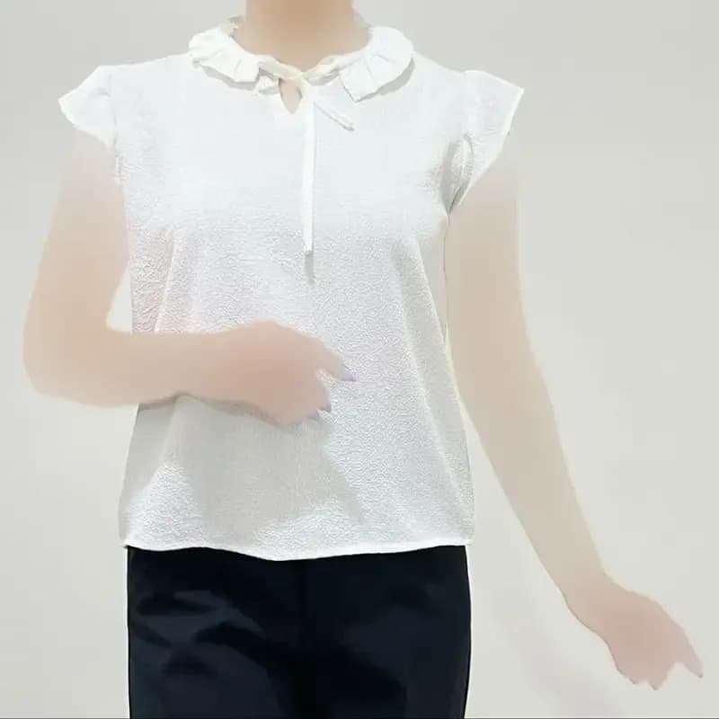 تاپ نخی مجلسی زنانه کد 1399 سایز 1 و 2 — تصویر ۶