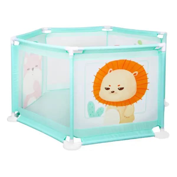 پارک بازی تاشو کودک طرح شیر 1138 viva kids — تصویر ۳