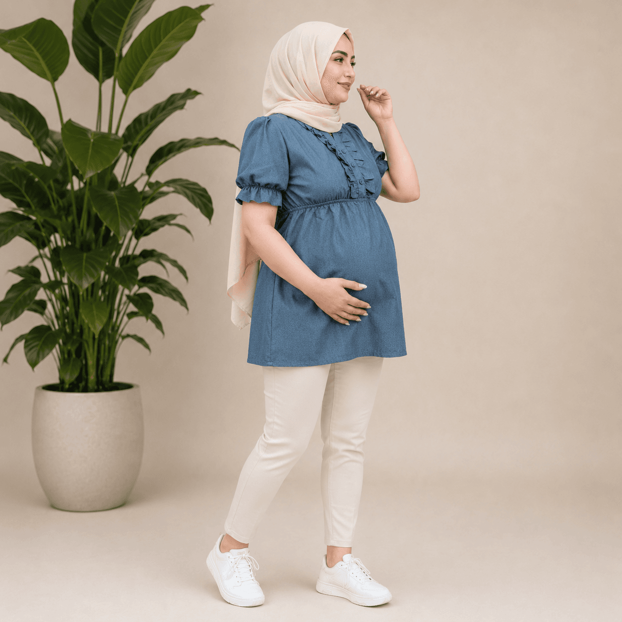 تونیک جین آستین کش