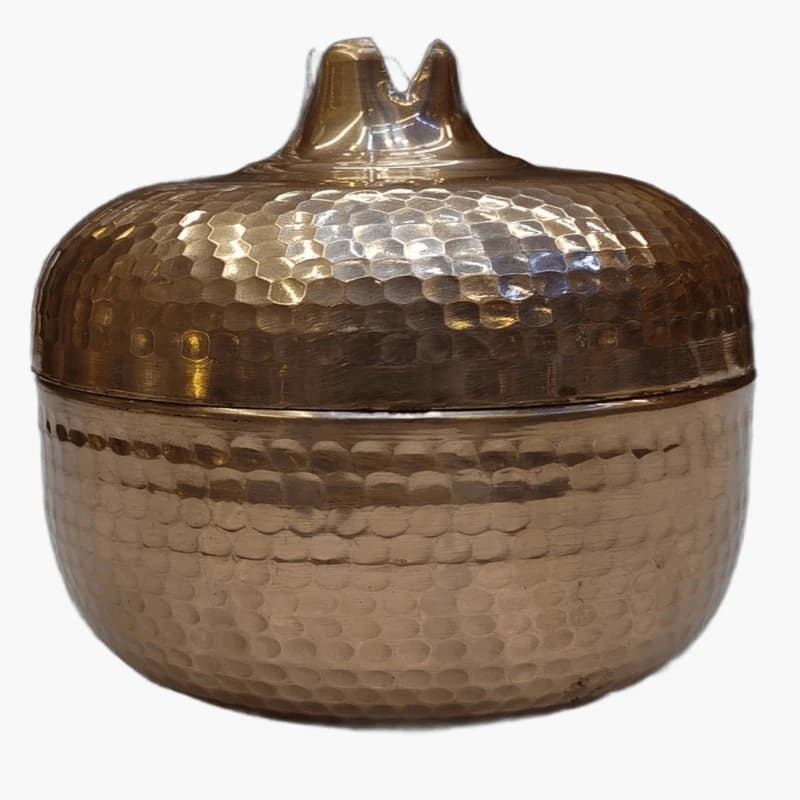 قندان مسی طرح انار کدm20943