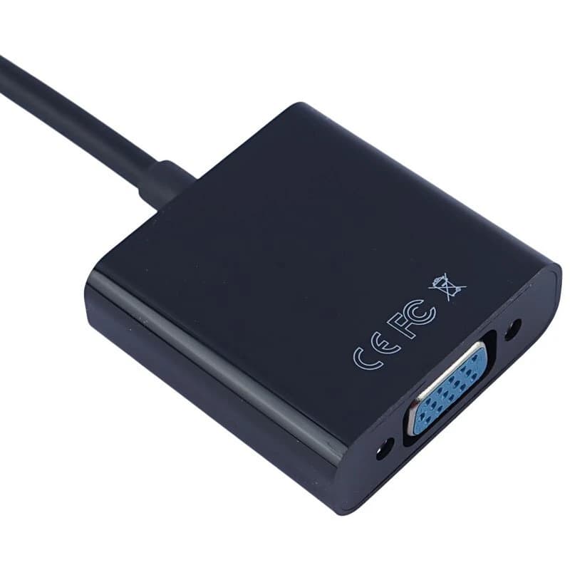 تبدیل HDMI به VGA بایبل C-28 + کابل صدا و کابل Micro USB — تصویر ۴