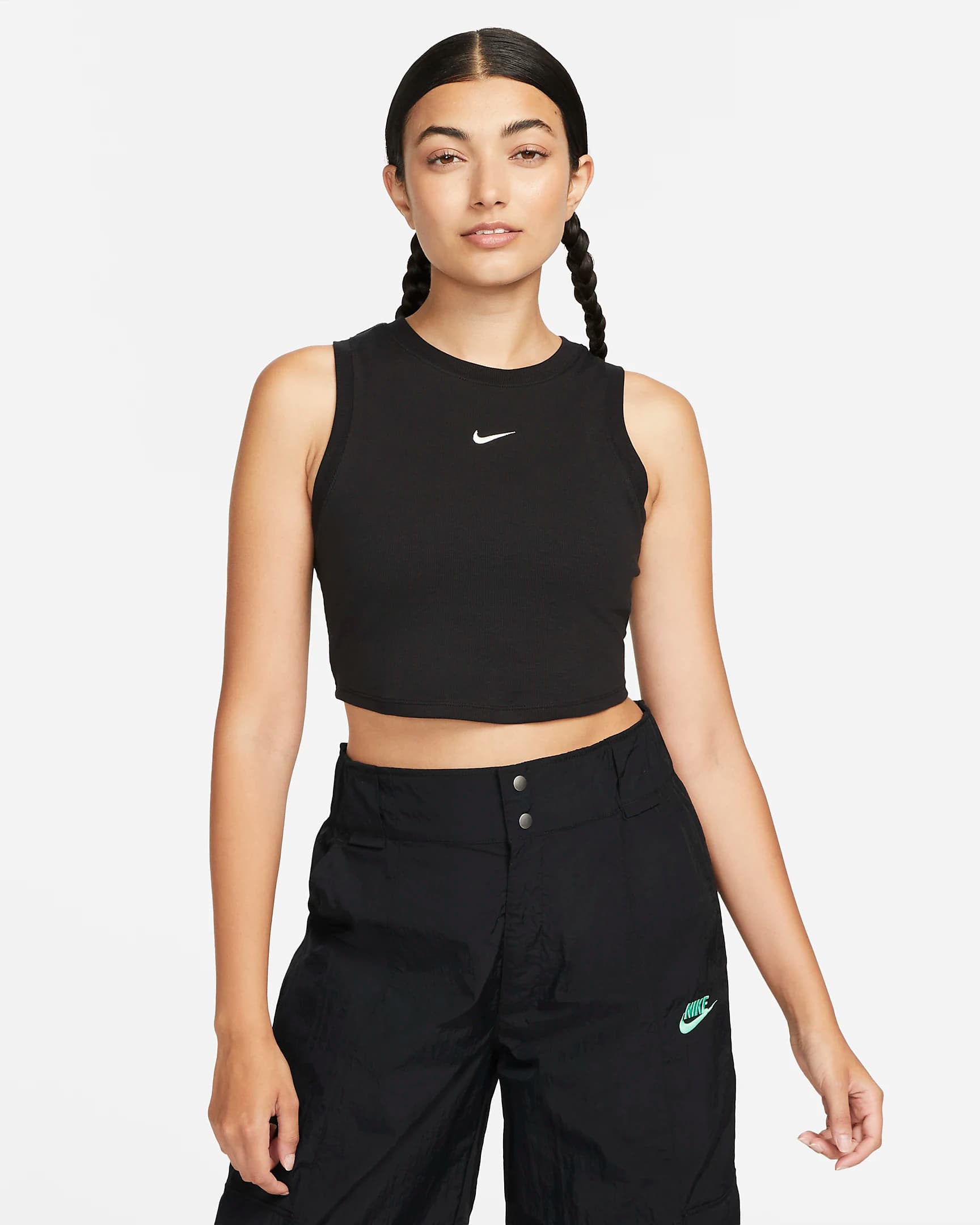 کراپ تاپ زنانه نایکی اورجینال-Nike Sportswear Chill Knit