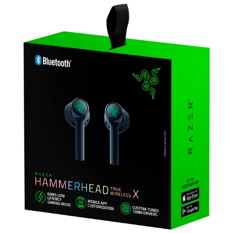 هندزفری بلوتوثی گیمینگ ریزر مدل Hammerhead True Wireless X — تصویر ۵