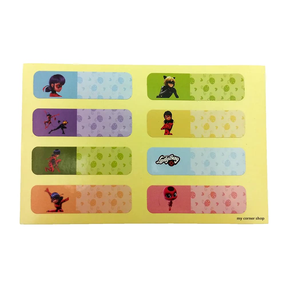 برچسب اسم فانتزی طرح دختر کفشدوزکی کد 035