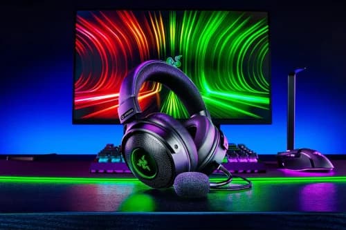 هدست مخصوص بازی ریزر مدل Razer HeadsetKRAKEN V3 Hypersense | KRAKEN V3 Hypersense | — تصویر ۳