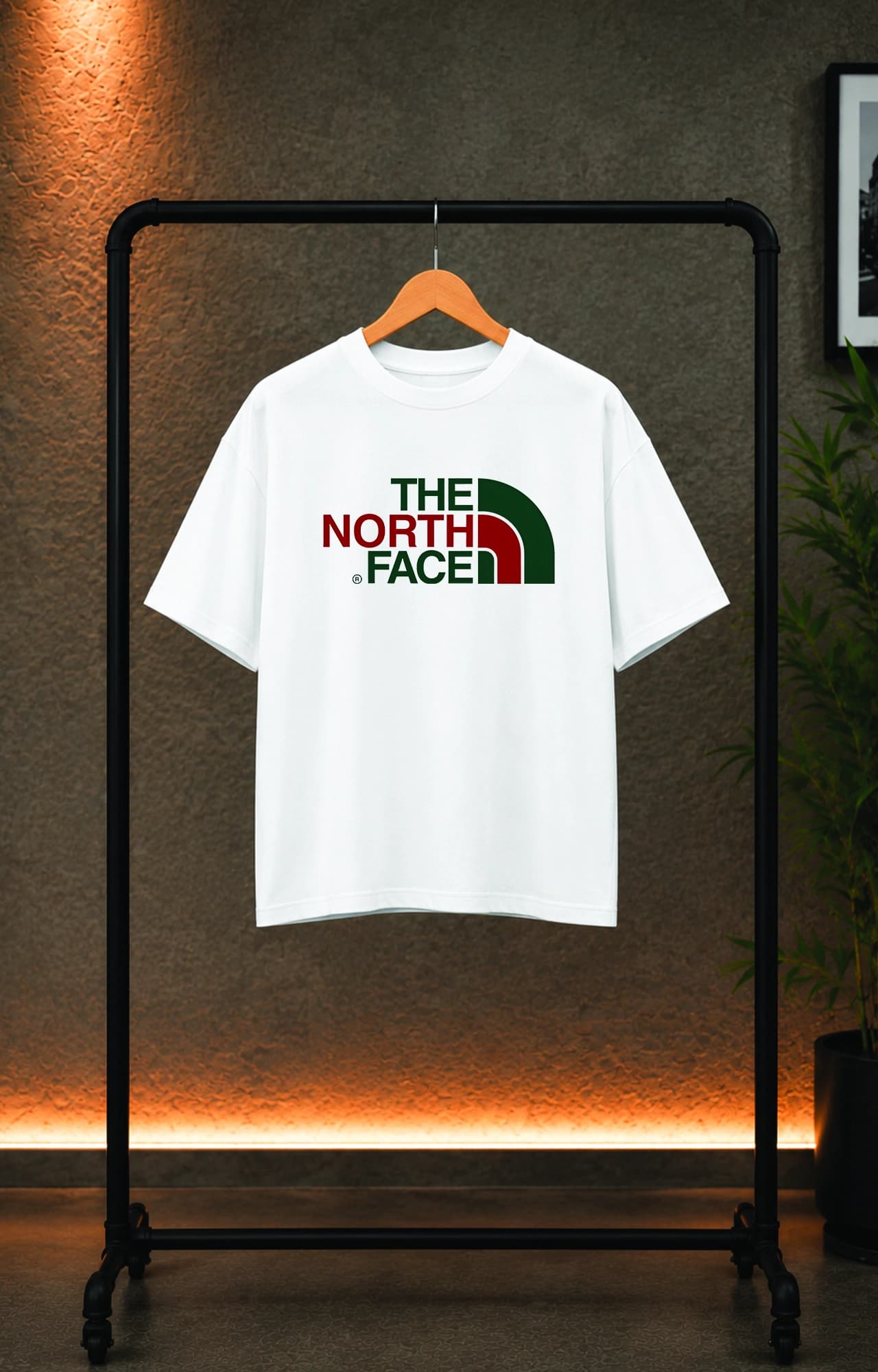 تیشرت باکسی ترک مردانه طرح نورث فیس the north face کد 5175 — تصویر ۳