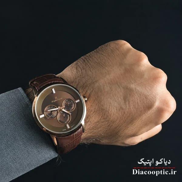 ساعت مچی مردانه موتور ژاپن برند رمانسون مدل Do1280 چرمی — تصویر ۳