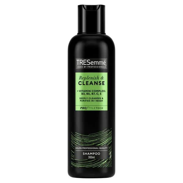 ترزمه شامپو 300 میل پاکسازی قوی حاوی انواع ویتامین B3 B5 B7 C E CLEANSE
