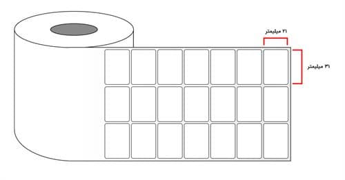 لیبل pvc 21×31