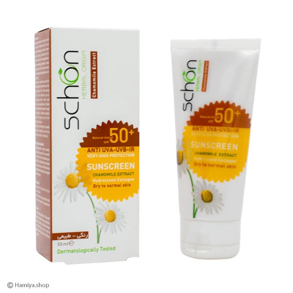 کرم ضد آفتاب شون با رنگ طبیعی SPF50 — تصویر ۴