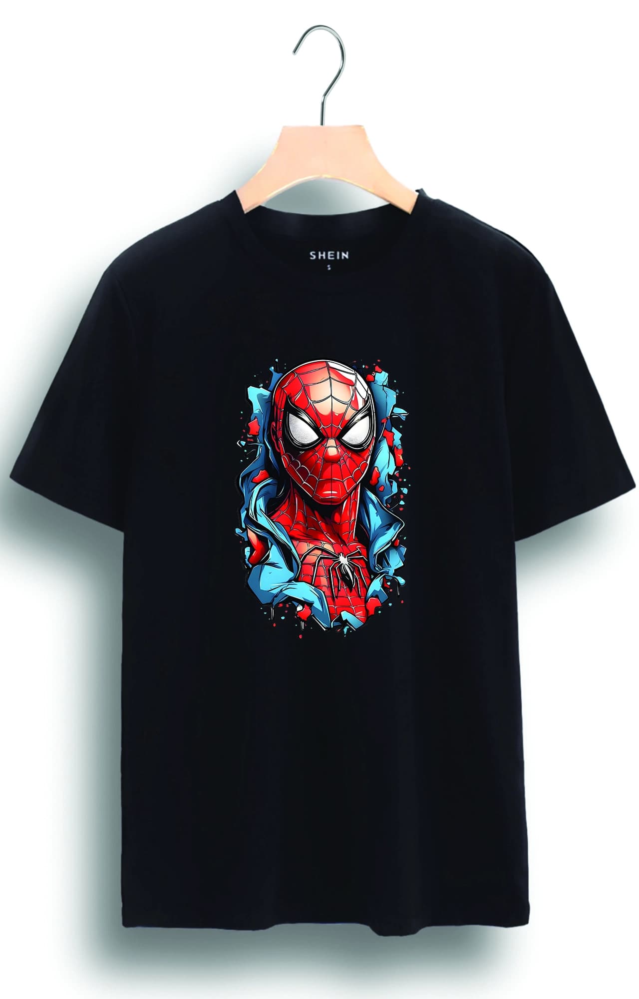 تیشرت نخ پنبه طرح مرد عنکبوتی spider man کد 4927
