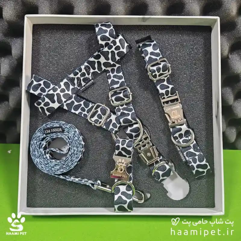 پک هدیه قلاده سگ طرح پاندا vip سایز M — تصویر ۲