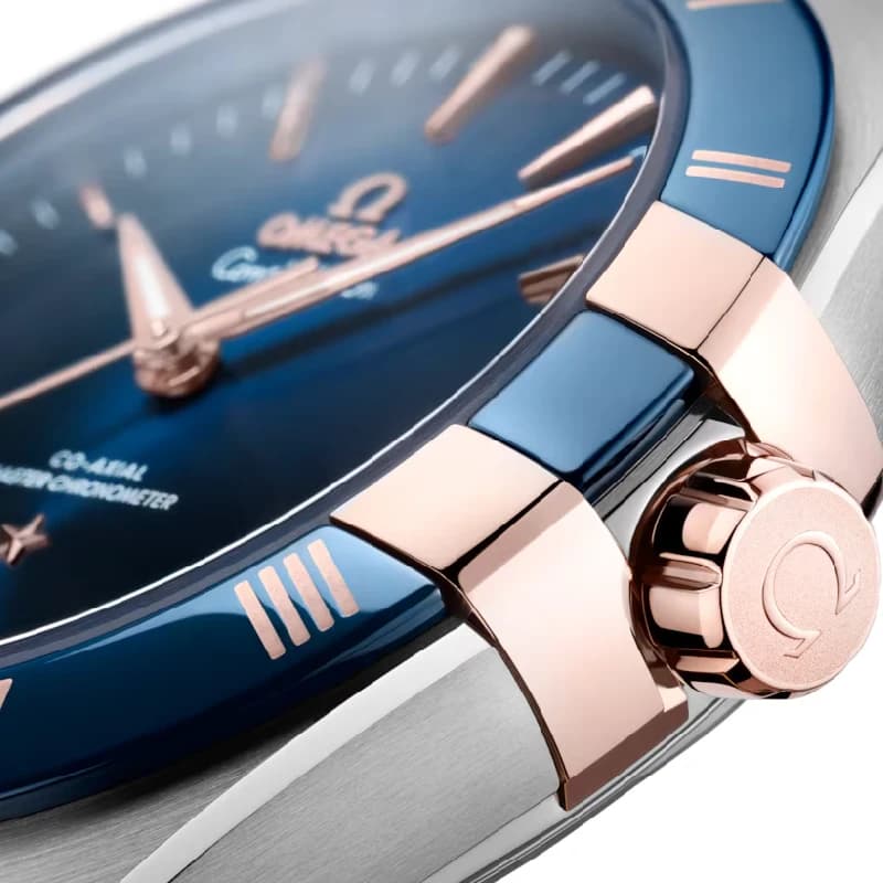 امگا Constellation Co-Axial Master Chronometer 41 آبی و Sedna Gold | رفرنس 131.23.41.21.03.001 — تصویر ۲