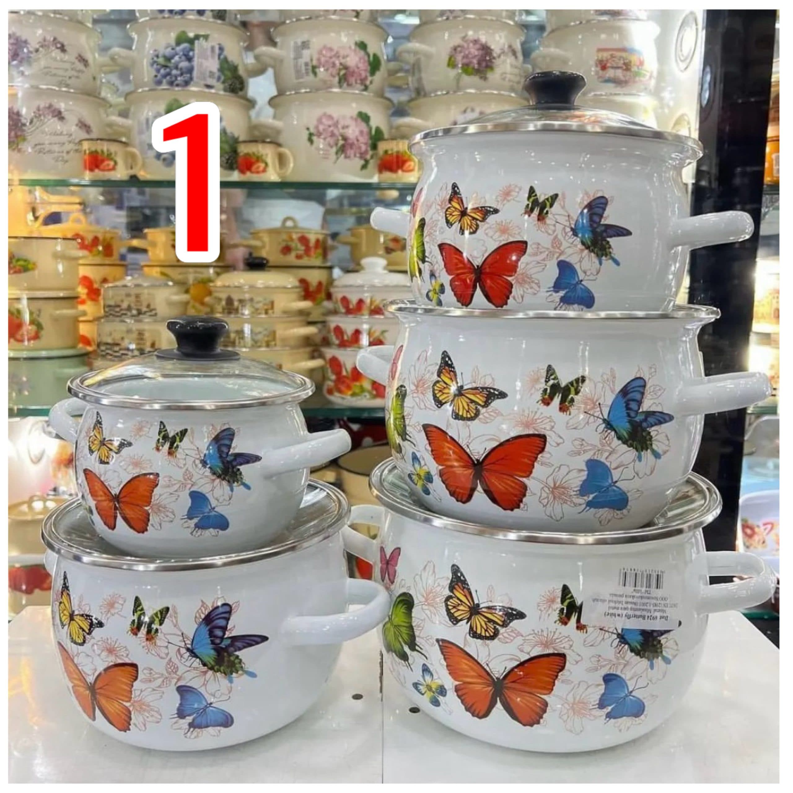 سرویس قابلمه 10 پارچه لعابی