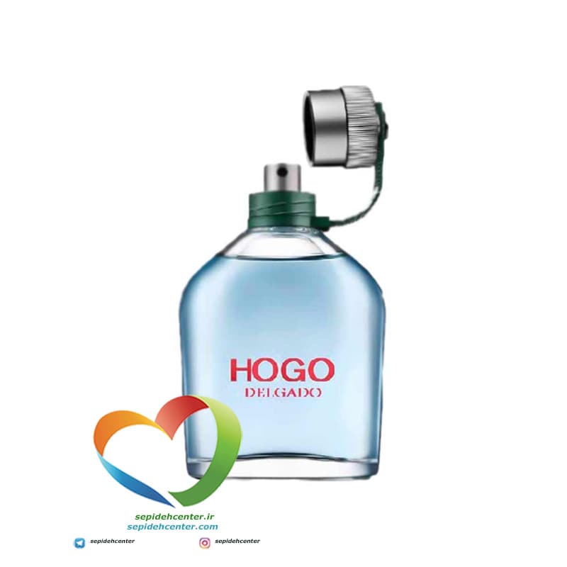 ادکلن جیبی مردانه دلگادو مدل هوگو سبز Delgado HOGO men’s perfume حجم 30 میل