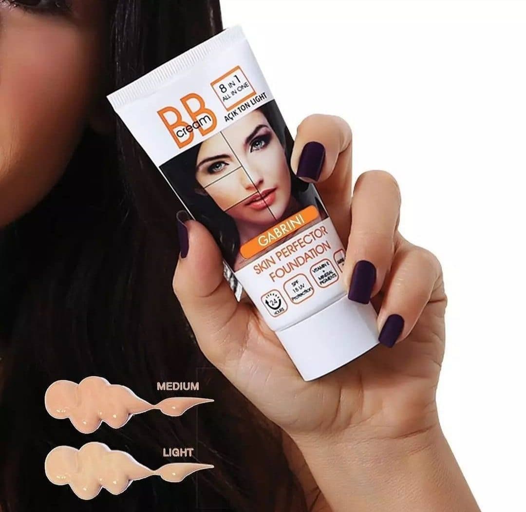 BBکرم گابرینی اصل مدل 8 در 1 (رنگ روشن Light)|Gabrini 8 In 1 BB Cream — تصویر ۲