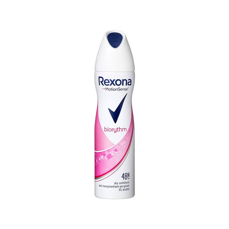 اسپری ضد تعریق زنانه رکسونا Rexona مدل Rexona-Motionsense biorythm|biorythm