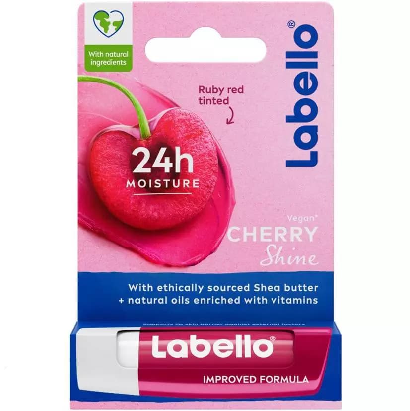بالم لب استیکی گیلاس لابلو | Labello Cherry Shine