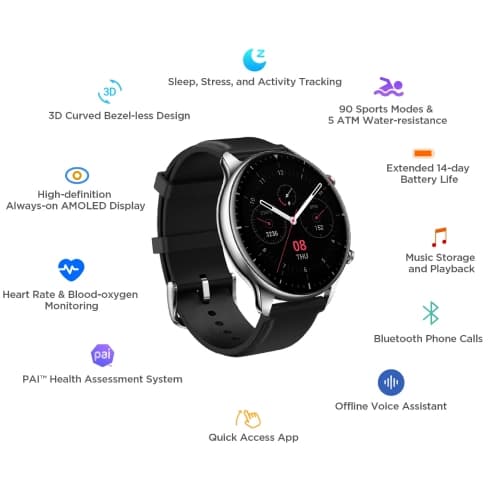 ساعت هوشمند شیائومی آمیزفیت جی تی ار 2 (Amazfit GTR 2) — تصویر ۴