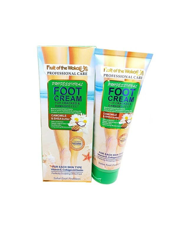 کرم رفع خشکی و ترک پا وکالی | wokali professional care foot cream
