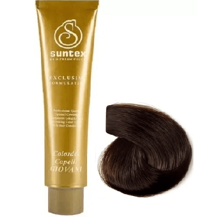 سانتکس رنگ مو 5.35 قهوه ای فندقی تنباکویی روشن light hozelnut tobacco blonde