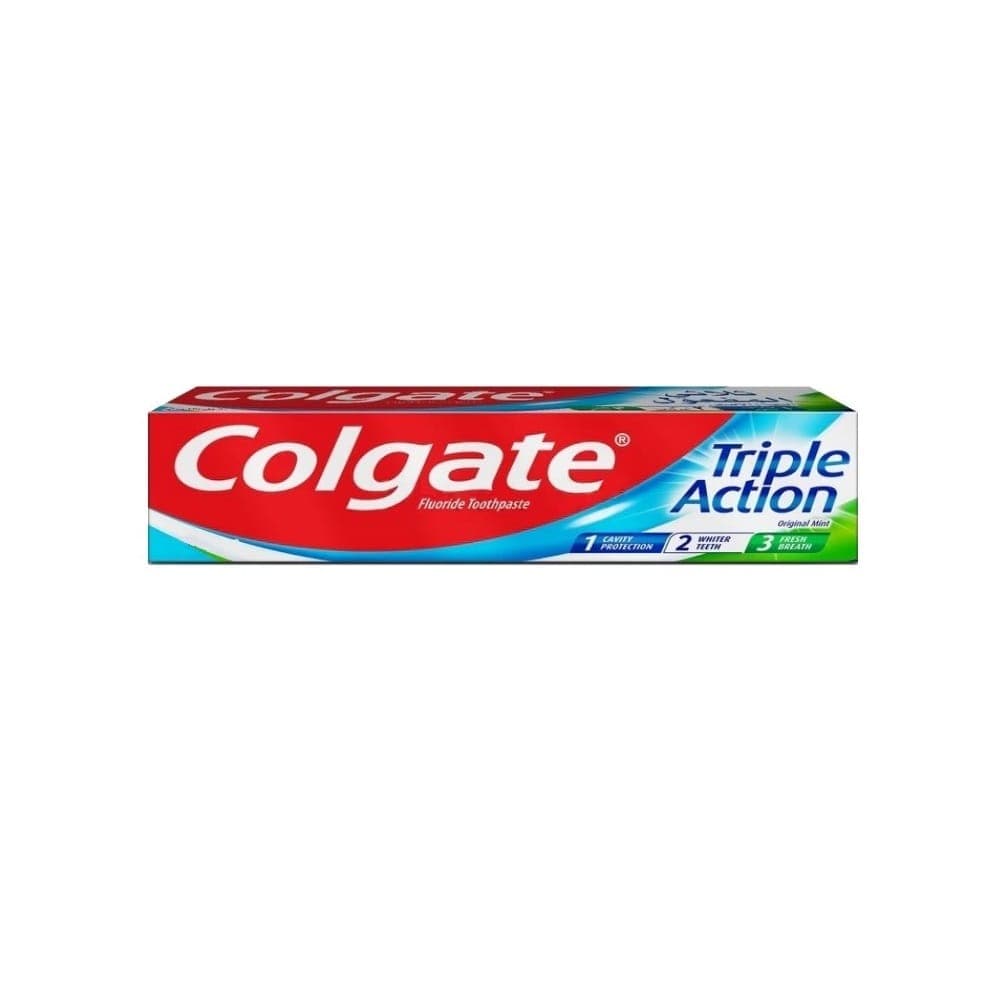 خمیردندان محافظت سه‌گانه برای دندان‌ها کلگیت Colgate Triple Action حجم 100 میل — تصویر ۲