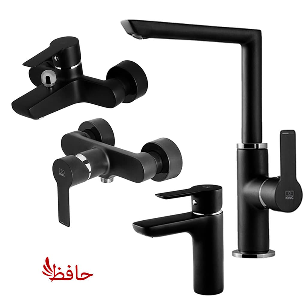 ست شیرالات کی دبلیو سی (kwc) مدل ریتا مشکی