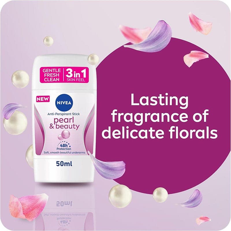 استیک ضد تعریق نیوآ مدل Pearl & Beauty وزن 50 گرم — تصویر ۲