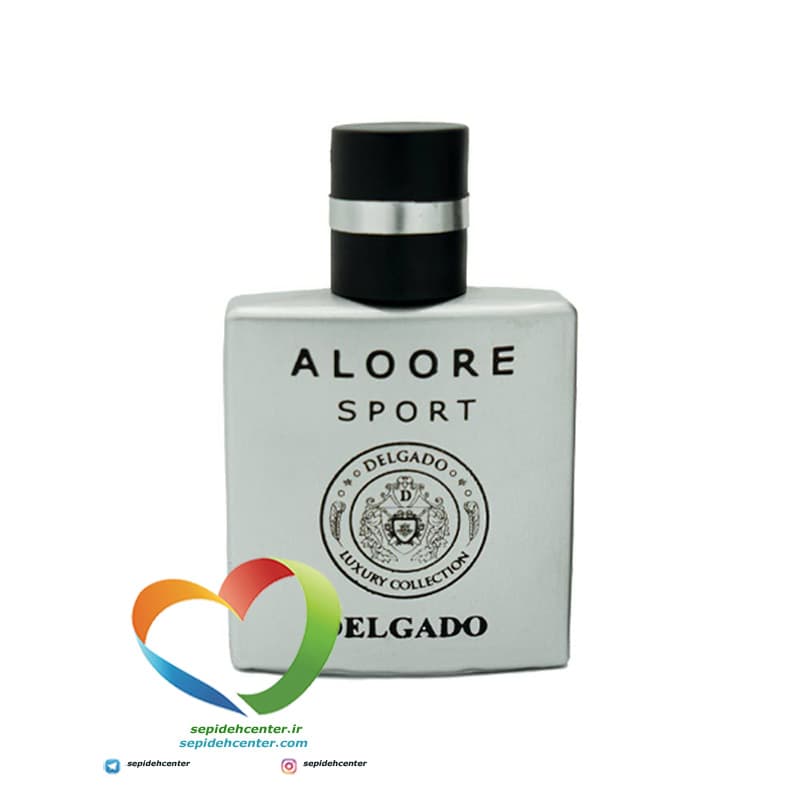 ادکلن جیبی مردانه دلگادو مدل الور اسپرت perfume Delgado Aloore Sport حجم ۲۵ میل — تصویر ۲