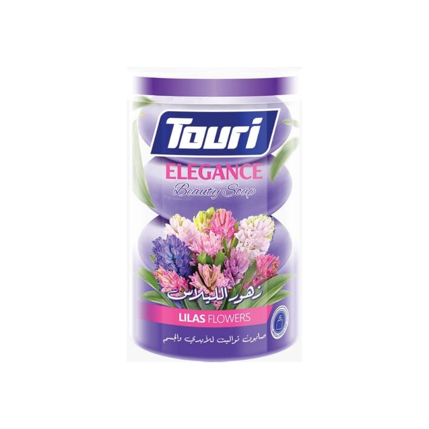 صابون توری با رایحه یاس بنفش بسته 4 عددی