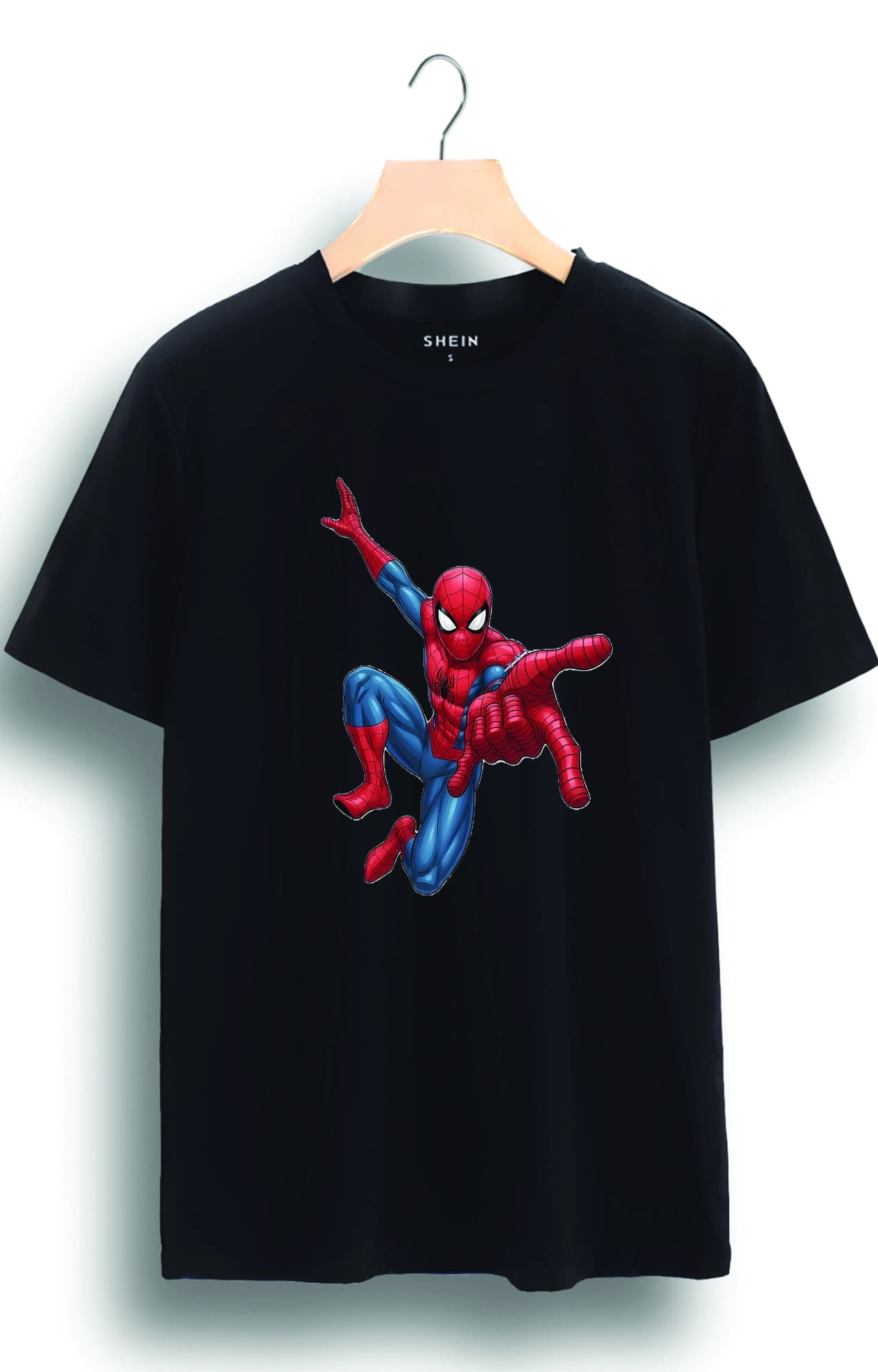 تیشرت نخ طرح مرد عنکبوتی spider man کد 4887