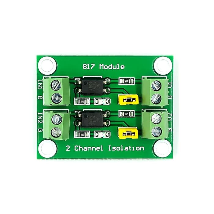 ماژول ایزولاتور 2 کانال اپتوکوپلر PC817