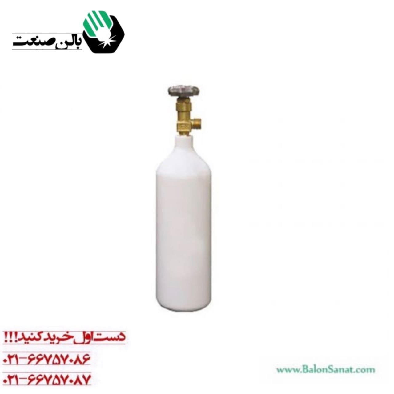 کپسول اکسیژن 2 لیتری استیل — تصویر ۲