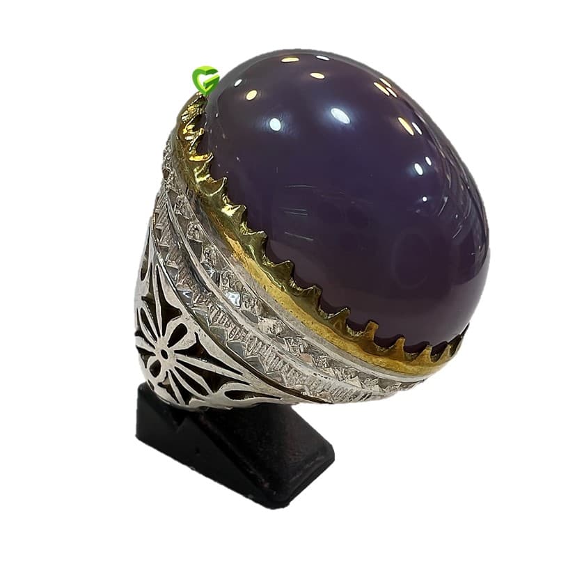 انگشتر نقره عقیقکبود کد2066
