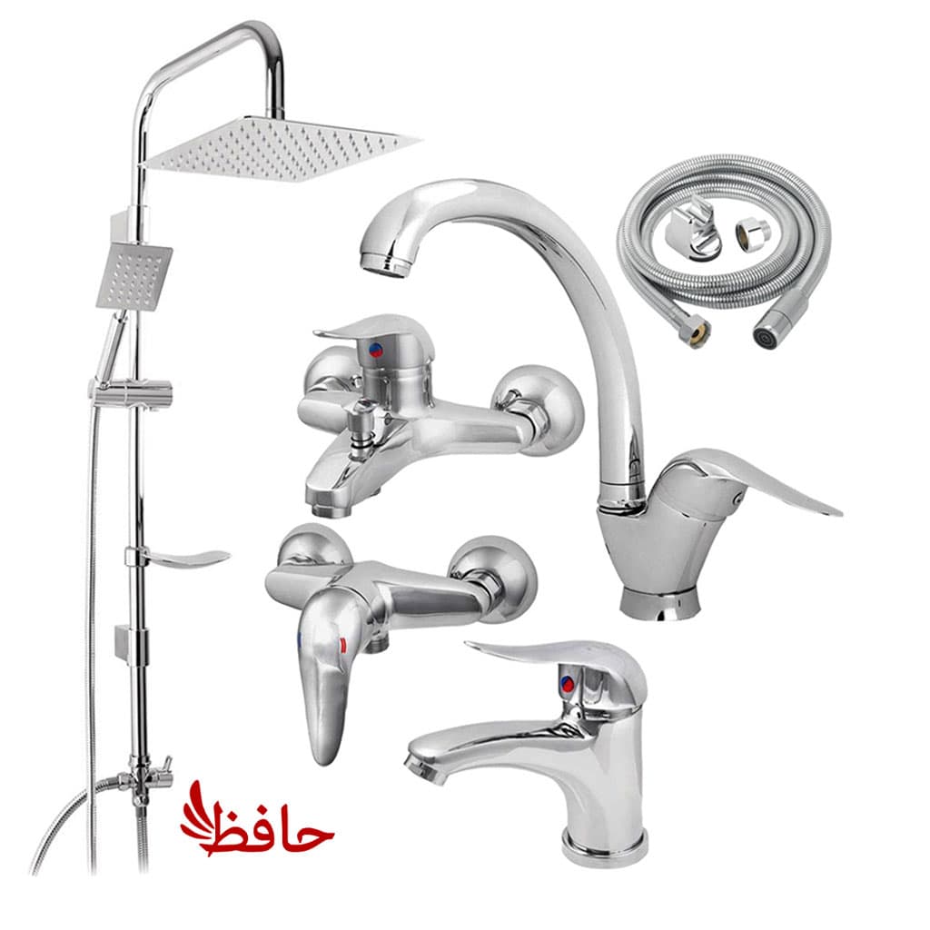 ست شیرالات شیرآلات بهداشتی و ساختمانی مجموعه 6 عددی