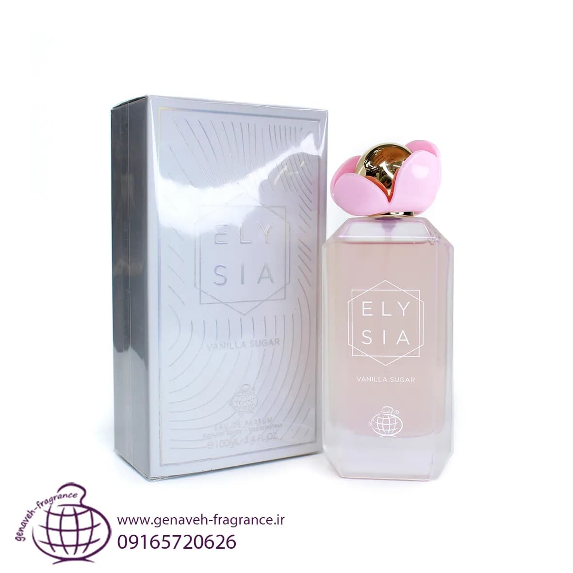 عطر ادکلن فراگرنس ورد مدل الی سیا وانیلا شوگر رایحه کایالی ونیلا کندی راک شوگر 42 حجم 100 میل