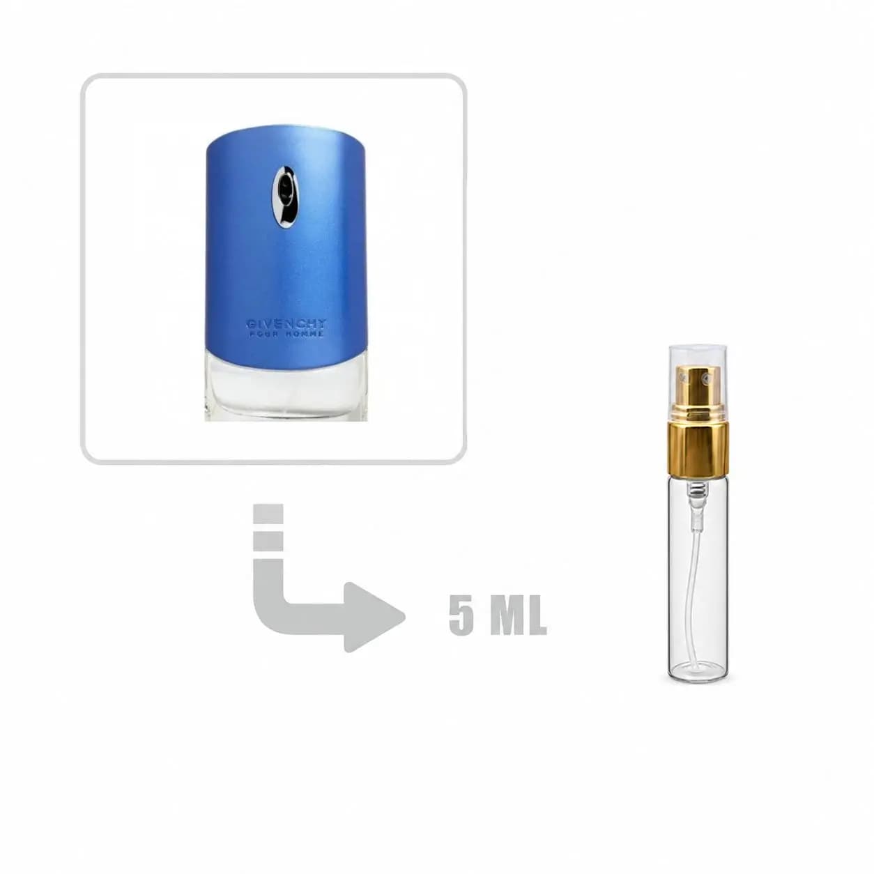 دکانت عطر ادکلن جیونچی بلو لیبل 5 میلی اصلی | GIVENCHY – Blue Label