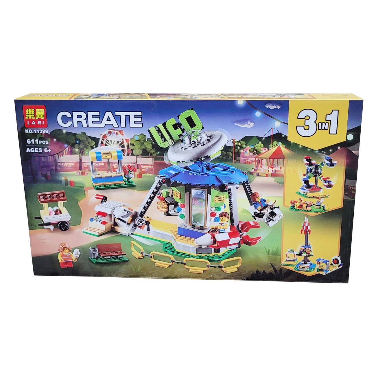 لگو CREATE شهربازی 611 قطعه ای کد 11399