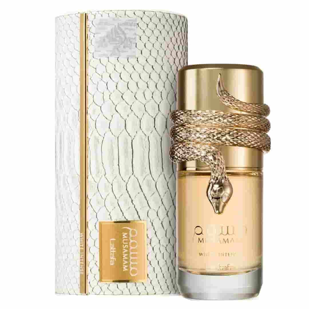 ادکلن مسمم وایت اینتنس سفید لطافه حجم 100 میلی لیتر اورجینال | Lattafa Musamam White Intense