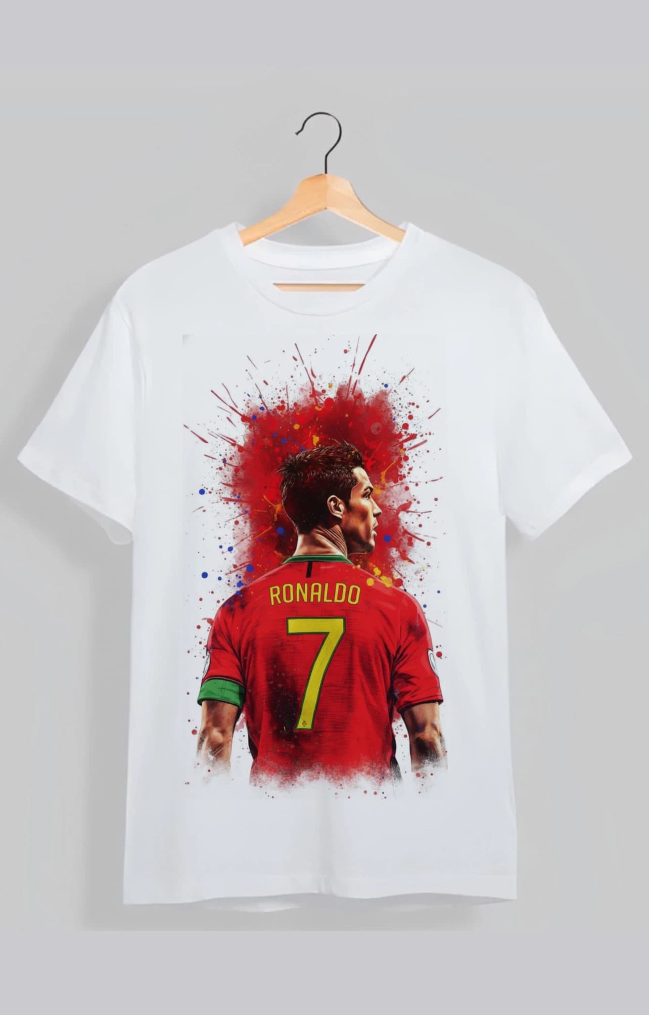 تیشرت اسپان طرح کریستیانو رونالدو Cristiano Ronaldo cr7 کد 10278