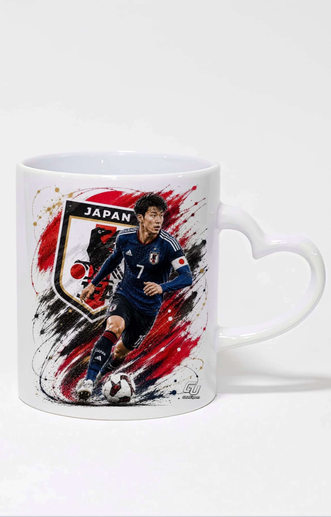 ماگ دسته قلبی طرح ژاپن Japan کد 10297