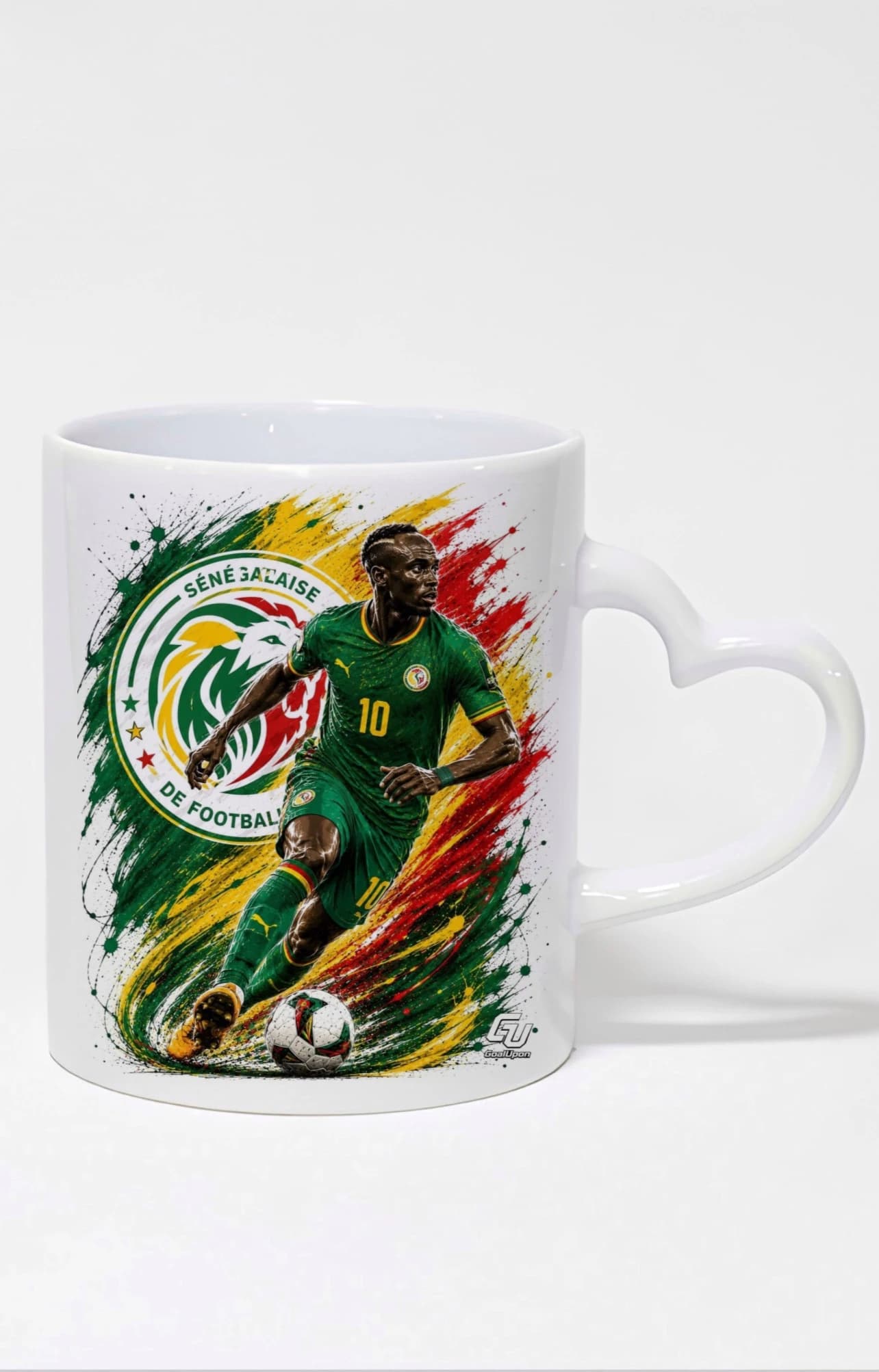 ماگ دسته قلبی سنگال Senegal کد 10295