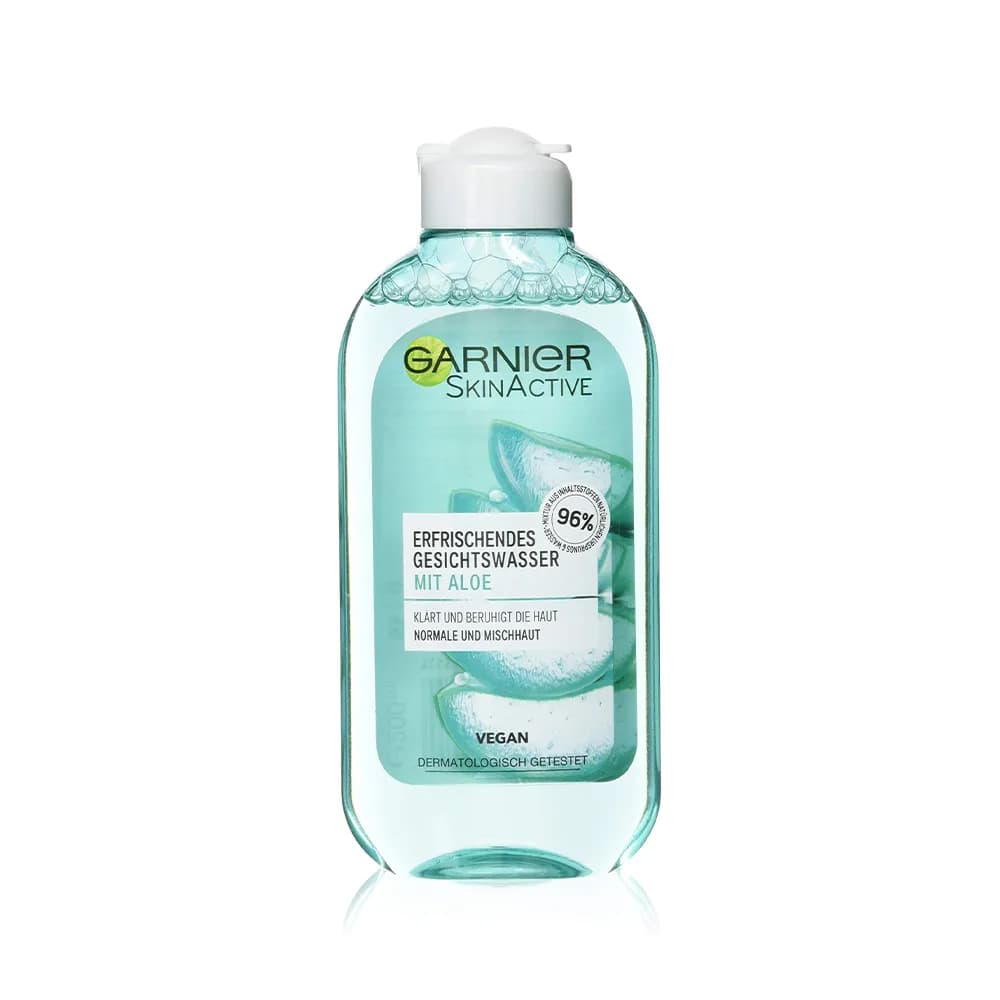 تونر آلوئه ورا مدل aloe refreshing گارنیر Garnier با حجم 200 میل اورجینال
