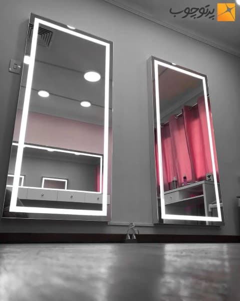 آینه قدی گریم بک لایت LED — تصویر ۶