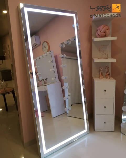 آینه قدی گریم بک لایت LED — تصویر ۷