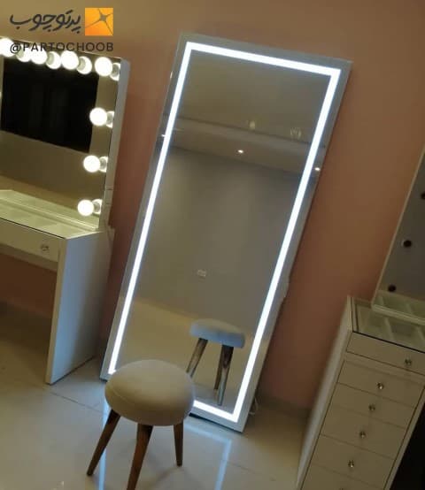 آینه قدی گریم بک لایت LED — تصویر ۴